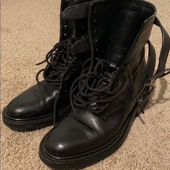 Saint Laurent Combat Boots - Picture 9 of 9